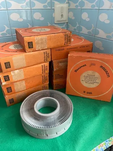 Conjunto de Carrossel Circular para projetor Paximat Magazin - 10 peças