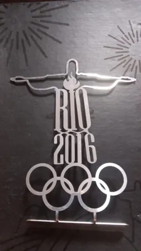 Troféu Rio 2016 em alumínio