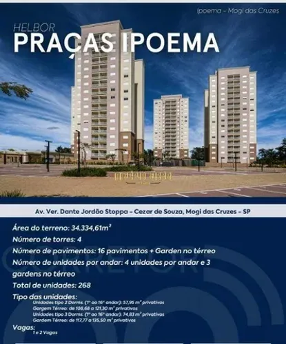 Lançamento - Casa e Apartamento no HELBOR Praças Ipoema pronto para morar em Cézar de Souz