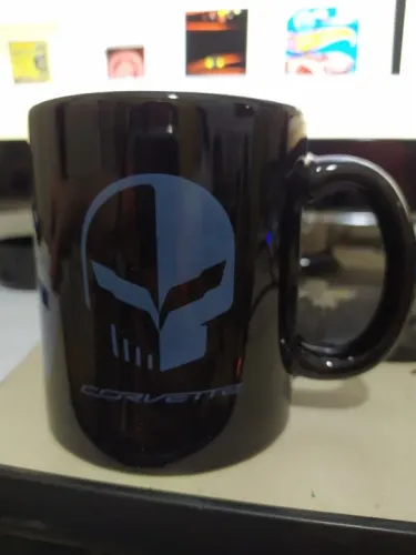 * Caneca de porcelana Chevrolet Corvette - Original - Linda! *