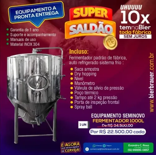 Fermentadores Cervejaria