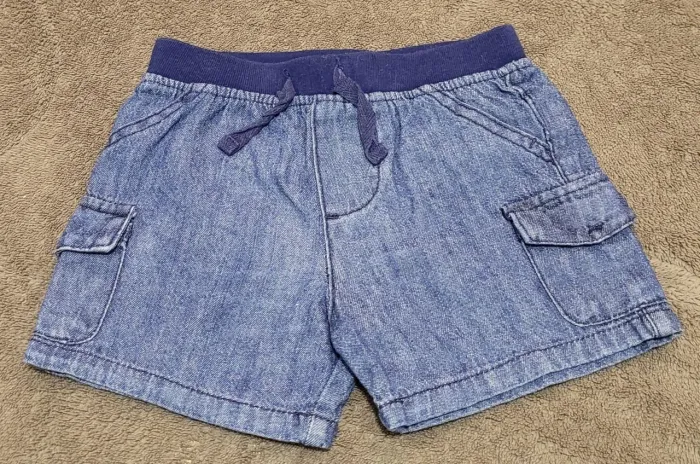 Bermuda Jeans de bebê