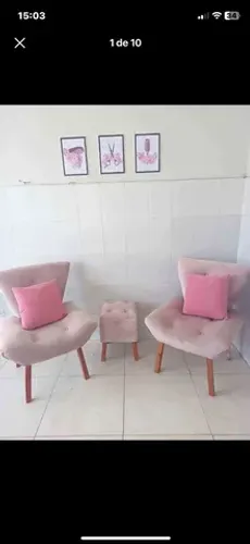 Poltronas modelo borboleta sofisticadas decorativas 