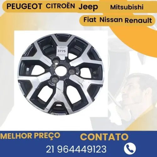 Roda Aro 14 Renault Kwid 3x100 2022/2023    etq3775