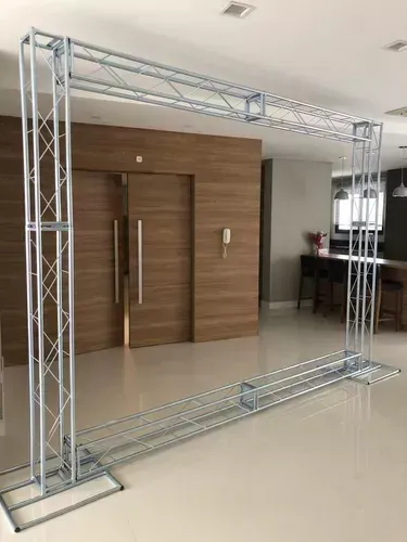 Estrutura Backdrop Box Truss Q15 Nova - Tamanho 3m x 2m