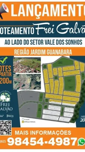 LANÇAMENTO LOTES A PRESTAÇÃO,NA REGIÃO DO JARDIM GUANABARA.