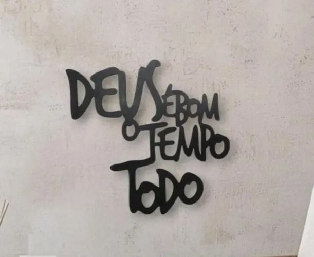 Quadro Deus e bom