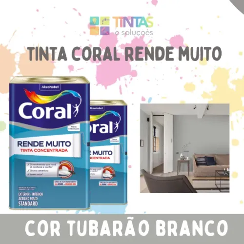 Tinta Coral Tubarão Branco