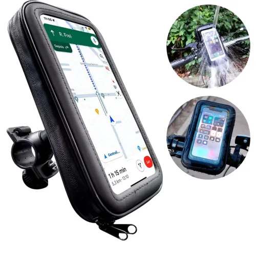 suporte de celular para moto modelo case prova dágua