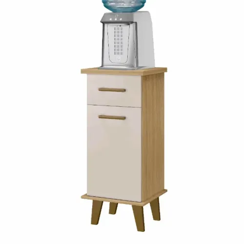 Balcão Arte Pop Cinamomo/Off White Frete Grátis - Até 12x