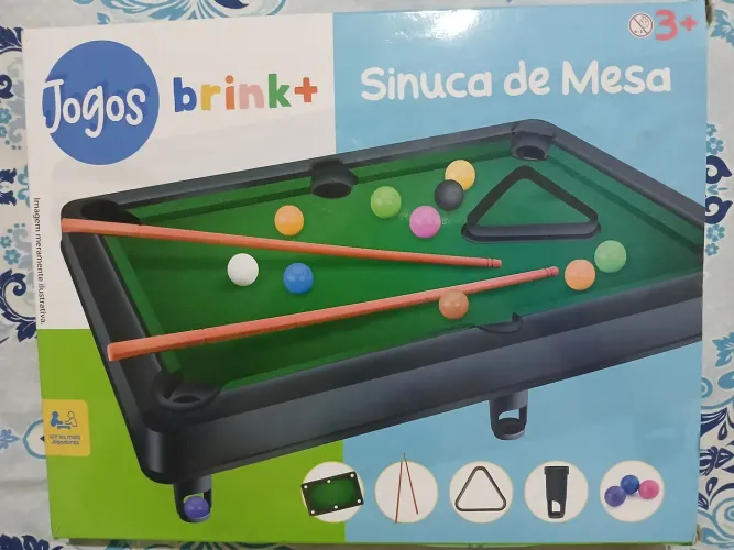 Sinuca de Mesa (ler descrição)