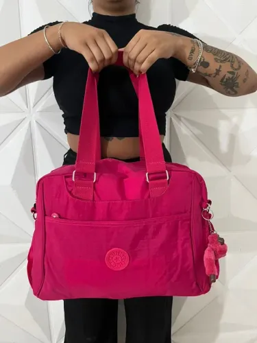 Bolsa Kipling Grande rosa Pink 