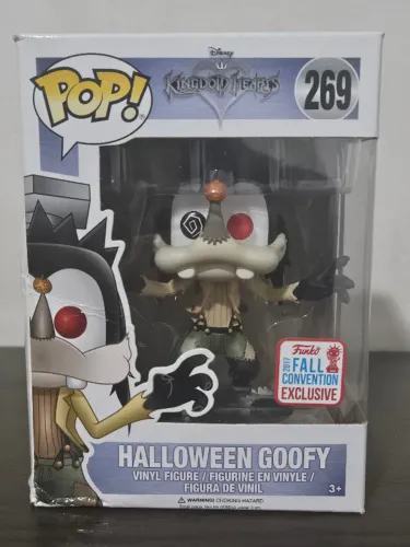Funko Pop Halloween Goofy 269 Caixa Danificada Kingdom Hearts / Pateta
