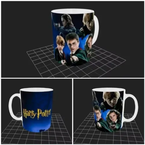 Caneca Harry Potter 325ml Porcelana+ Caixa Envios Hoje Frete Grátis