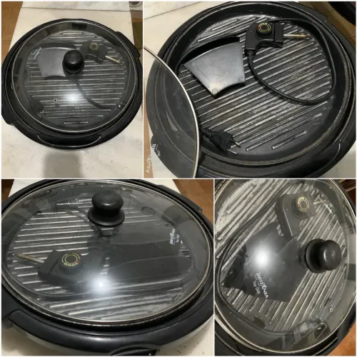 Top Grill Elétrico Britânia Preto