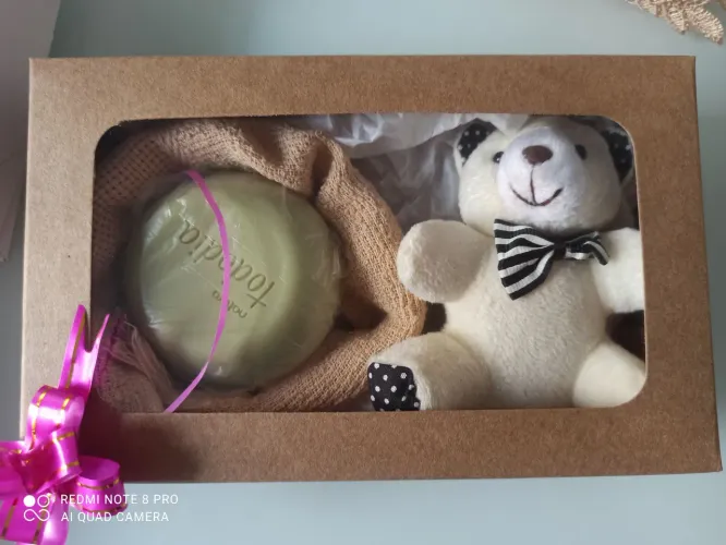 Lindo kit Presente Ursinho e Sabonete