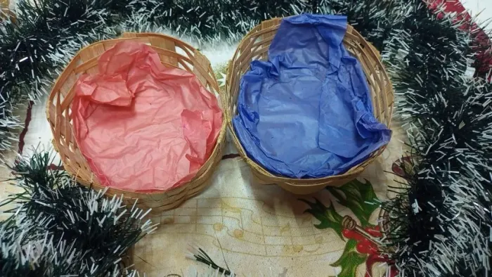 CESTO DE PALHA ARTESANAL- LEMBRANÇAS DE CASAMENTO- ANIVERSÁRIO- NATAL- DECORAÇÃO