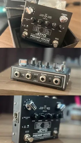 Pedal guitarra joyo preamp house overdrive distortion
