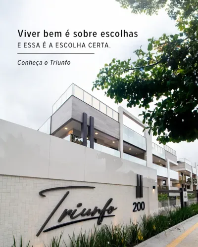 Condomínio Triunfo Camboinhas - Apartamentos de 4 quartos a 100 metros da praia