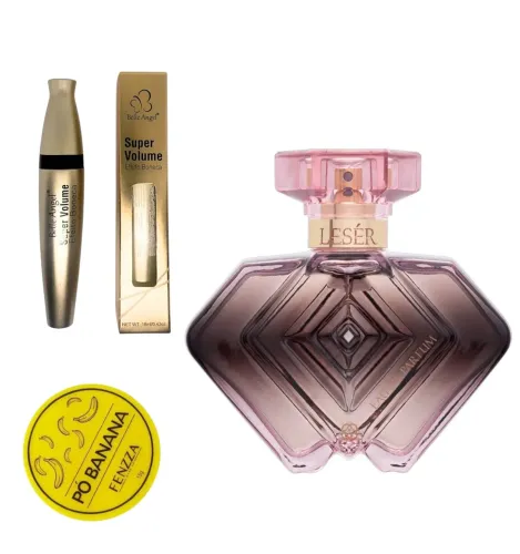 Kit de Maquiagem Lesér, Belle Angel e Fenzza