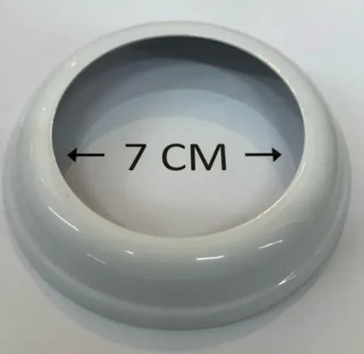 Canopla para tubo 3 polegadas 