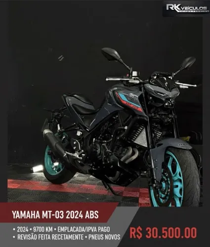 Oportunidade!!!! MT03-2024 ABS