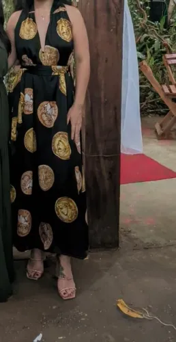 VESTIDO DE FESTA DE CETIM