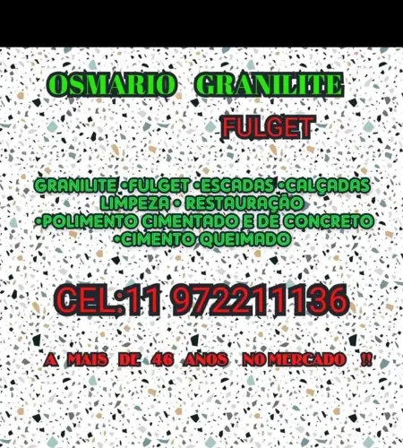 GRANILITE. FULGET . RESTAURAÇÃO. POLIMENTOS EM CONCRETO 