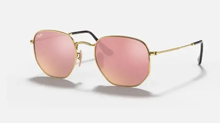 Óculos de Sol Ray-Ban Hexagonal Rose Original 