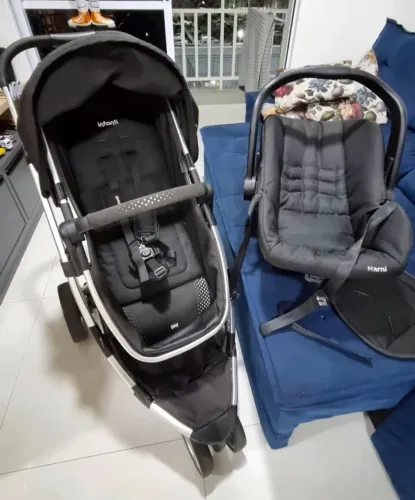 Carrinho Infanti Travel System Sky Trio 3 em 1