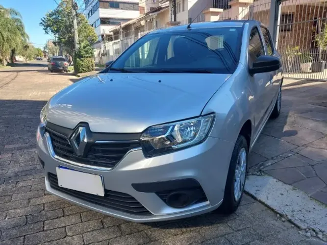 2020 Renault Sandero Life Top Completo Baixa KM Financio/Avalio Troca