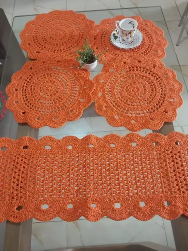 Sousplat de crochê 
