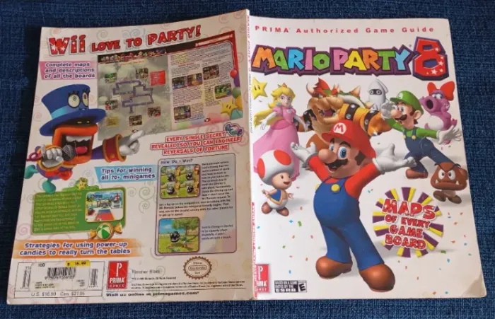 Revista Mario Party 8 Prima Official Game Guide