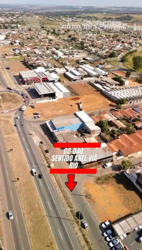 Área 2.133 m² | lateral para GO -040 | 6 lotes 