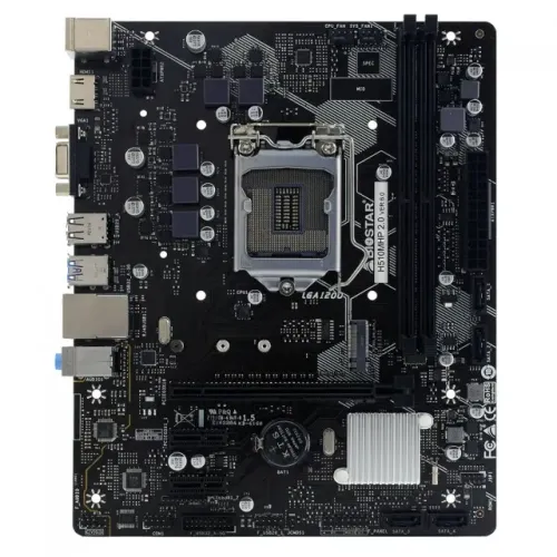 Placa Mãe LGA1200 H510 DDR4 c/ M.2 10ª e 11ª Geração Biostar H510MHP 2.0 - WZetta
