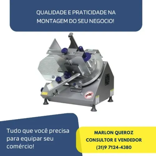 Fatiadora de Frios Inox Automática Gural