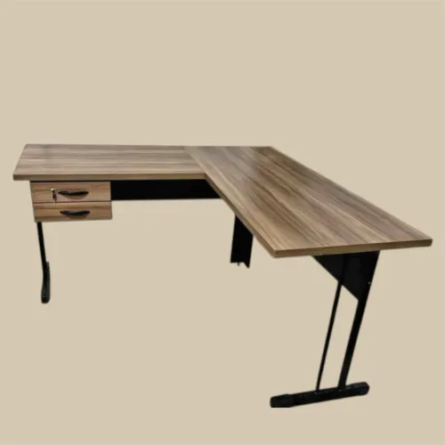 Mesa em L com gavetas 150x150x60 cores disponíveis 