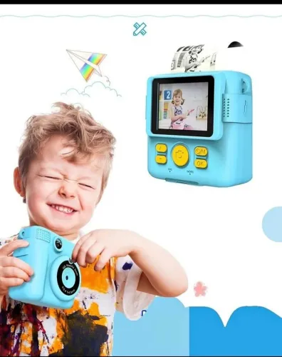 CAMERA DIGITAL INFANTIL COM IMPRESSORA TÉRMICA + BRINDES