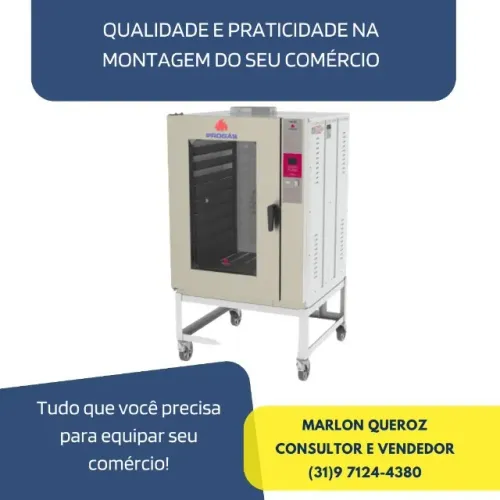 Forno Elétrico Progas 10 Esteiras Monofásico 220v