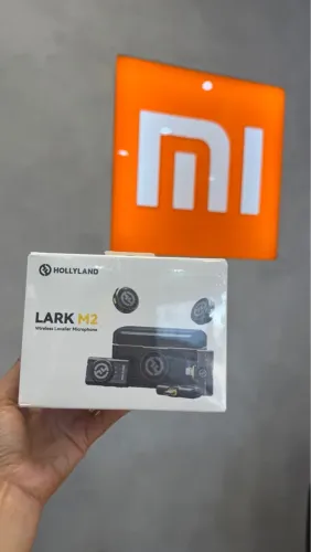 Microfone Hollyland Lark M2 Wireless Lav Lacrado o Microfone dos Influences