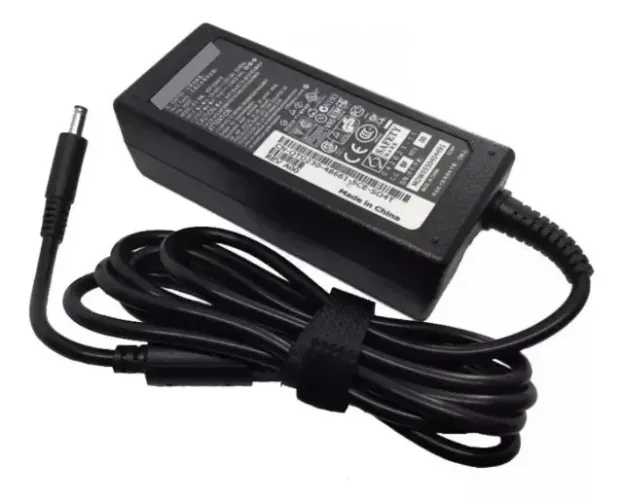 Fonte Para Notebook Dell 65w Pino Fino 19,5v 3,34a Inspiron Vostro Latitude
