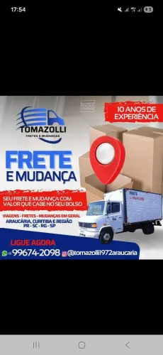 Mudanças Fretes Em Geral Curitiba e Região!