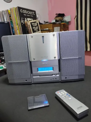 Micro System Denom Md Minidisc Mdlp Rj Entrego Ac Cartão.