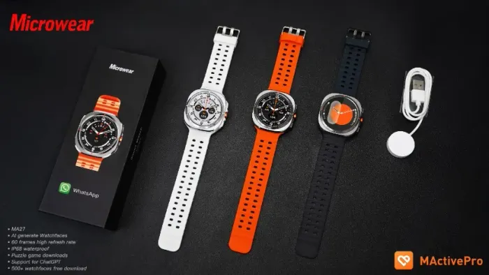 Lançamento 2025 Smartwatch MA27 Microwear, Responde Whatsapp, película+pulseira de brinde