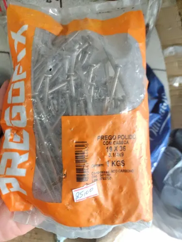 Prego Polido com Cabeça 19x36 - 1kg