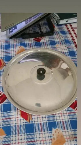 Tampa de panela em alumínio número 30 cm para panelas número 30 cm