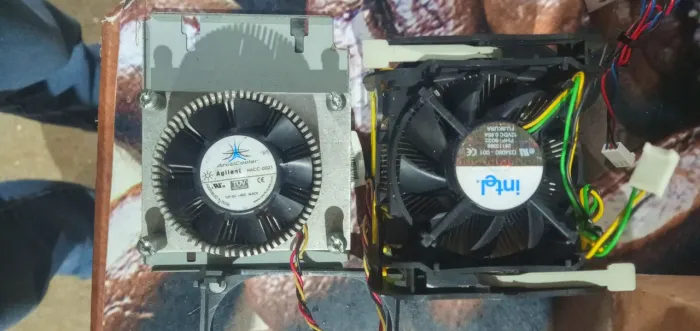Cooler's 478 Intel e metal funcionando #process #cpu #motherboard478