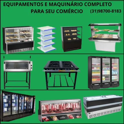 Equipamentos e Maquinário completo para seu comércio