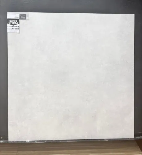 Piso acetinado retificado 66x66