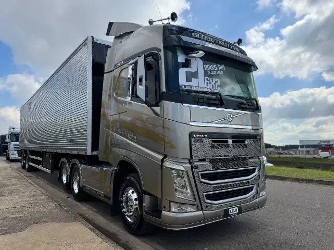 Volvo FH 460 6x2 Globetrotter Ano 2021 Euro 5 Plano Ouro + Baú 2 Eixos Nostra 0km 30 plt